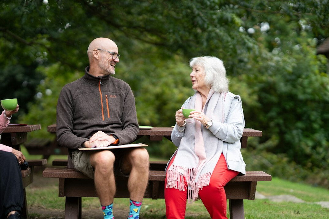 retired couple planning finances